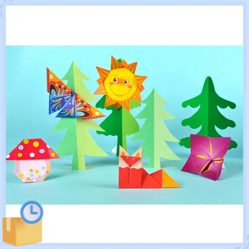 ABTK-324 Pcs Cartoon Origami Book Paper Arts And Craft DIY Handmade 3D Puzzle Animal Crafts For Kids Educational Child
ABTK-324 Pcs Cartoon Origami Book Paper Arts And Craft DIY Handmade 3D Puzzle Animal Crafts For Kids Educational Child