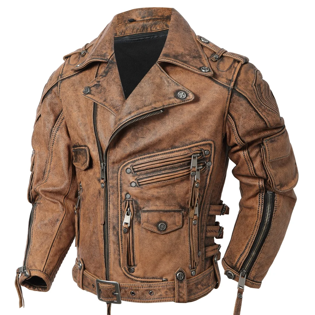 Мужская кожаная куртка-жилет из натуральной кожи (верхний слой), с возможностью установки съемной внутренней подкладки и ремня, для дополнительной защиты, верхняя одежда
Мужская кожаная куртка-жилет из натуральной кожи (верхний слой), с возможностью установки съемной внутренней подкладки и ремня, для дополнительной защиты, верхняя одежда