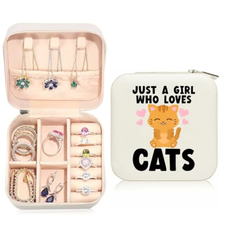 Cute Travel Jewelry Case, Jewelry Box Travel Organizer Small PU Leather Rings Earrings Necklaces Storage Box Lovers Valentine's
Cute Travel Jewelry Case, Jewelry Box Travel Organizer Small PU Leather Rings Earrings Necklaces Storage Box Lovers Valentine's