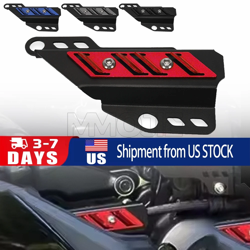 FOR HONDA 350 NSS350 NSS 350 Shield Cover Exhaust Pipe Protector Conduit Protective Cover Motorcycle Accessories Aluminum