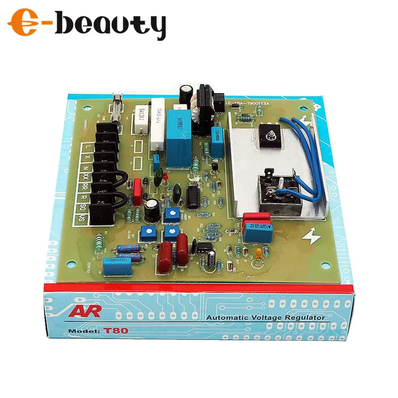 Automatic Voltage Regulator T80 AVR for Diesel Brushless Generator Engine Spare Parts
Automatic Voltage Regulator T80 AVR for Diesel Brushless Generator Engine Spare Parts