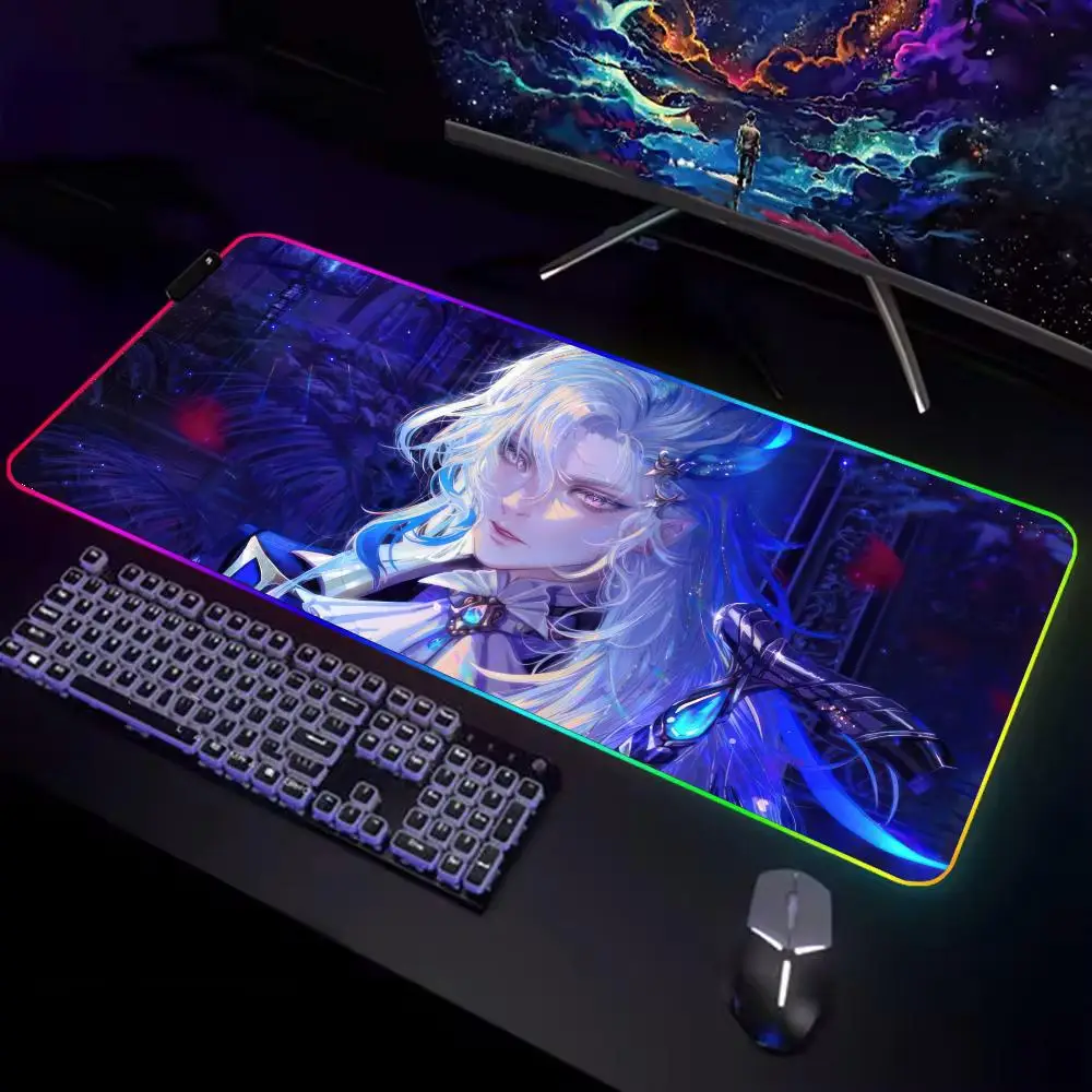 Neuvillette Mouse Pad Gamer Rgb Desk Mat Back Light Led Mousepad Setup Gaming Accessories Deskmat Big Mousepepad Backlight
Neuvillette Mouse Pad Gamer Rgb Desk Mat Back Light Led Mousepad Setup Gaming Accessories Deskmat Big Mousepepad Backlight