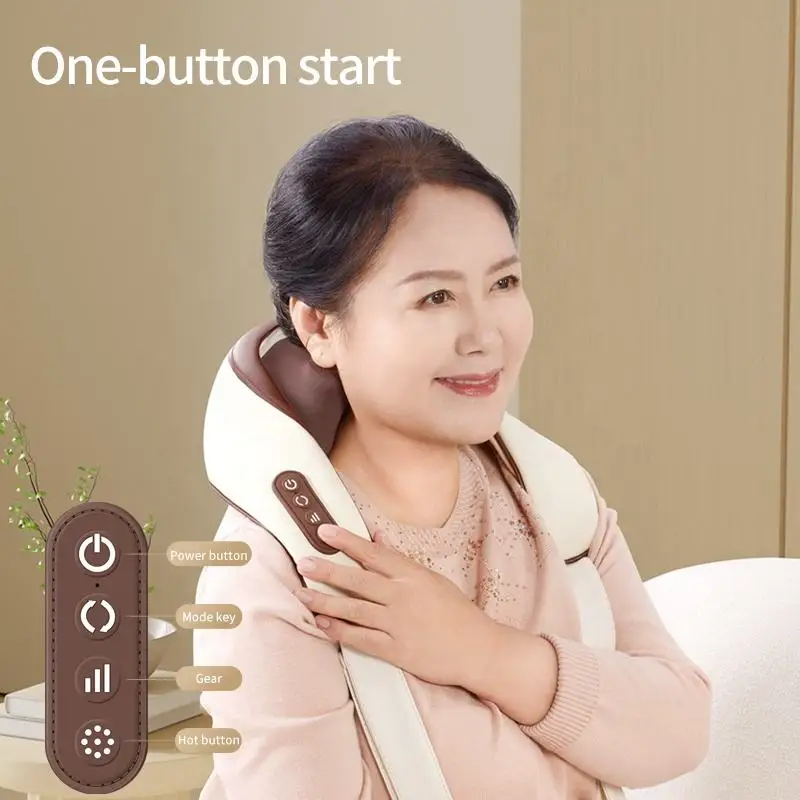 Advanced 6D Deep Tissue Neck Massager, Simulated Thumb Kneading & Constant Heat, Ergonomic Back Design for Elderly
Advanced 6D Deep Tissue Neck Massager, Simulated Thumb Kneading & Constant Heat, Ergonomic Back Design for Elderly
