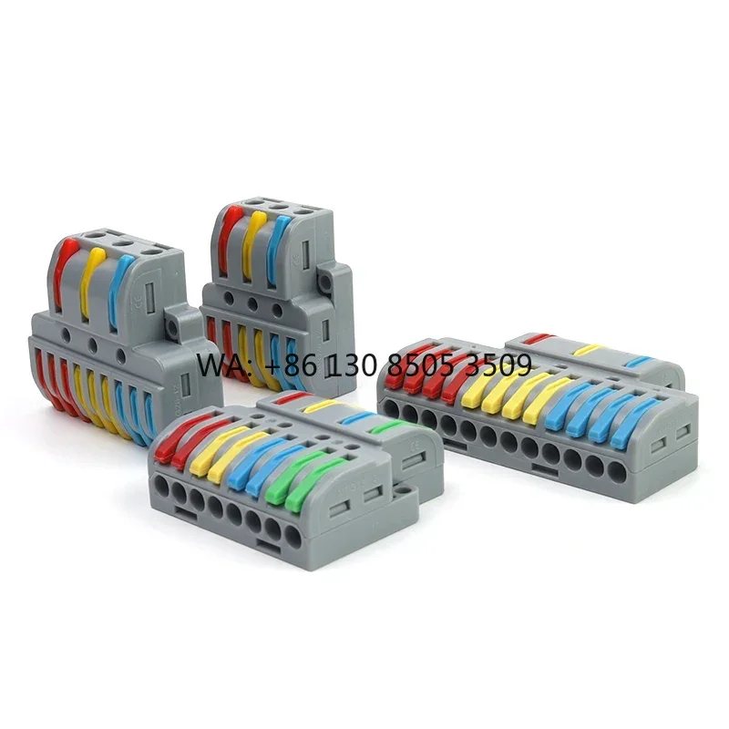 Quick Wiring Connector 1 in Multiple Out Butt Push-in Universal Compact Splicing Terminal Block for Home Led Strip Lighting SPL
Quick Wiring Connector 1 in Multiple Out Butt Push-in Universal Compact Splicing Terminal Block for Home Led Strip Lighting SPL
