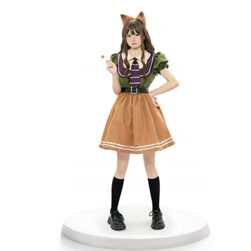 Madagascar Cosplay Nick Skirt Halloween Anime Show Stage Performance Costume Women's Traditional Clothing Polyester Material
Madagascar Cosplay Nick Skirt Halloween Anime Show Stage Performance Costume Women's Traditional Clothing Polyester Material