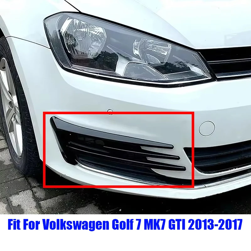 For Volkswagen Golf 7 MK7 GTI 2013-2017 Pair Fog Lamp Housing Front Bumper Lower Lip Trim Body Shell Carbon fiber, Glossy black
For Volkswagen Golf 7 MK7 GTI 2013-2017 Pair Fog Lamp Housing Front Bumper Lower Lip Trim Body Shell Carbon fiber, Glossy black