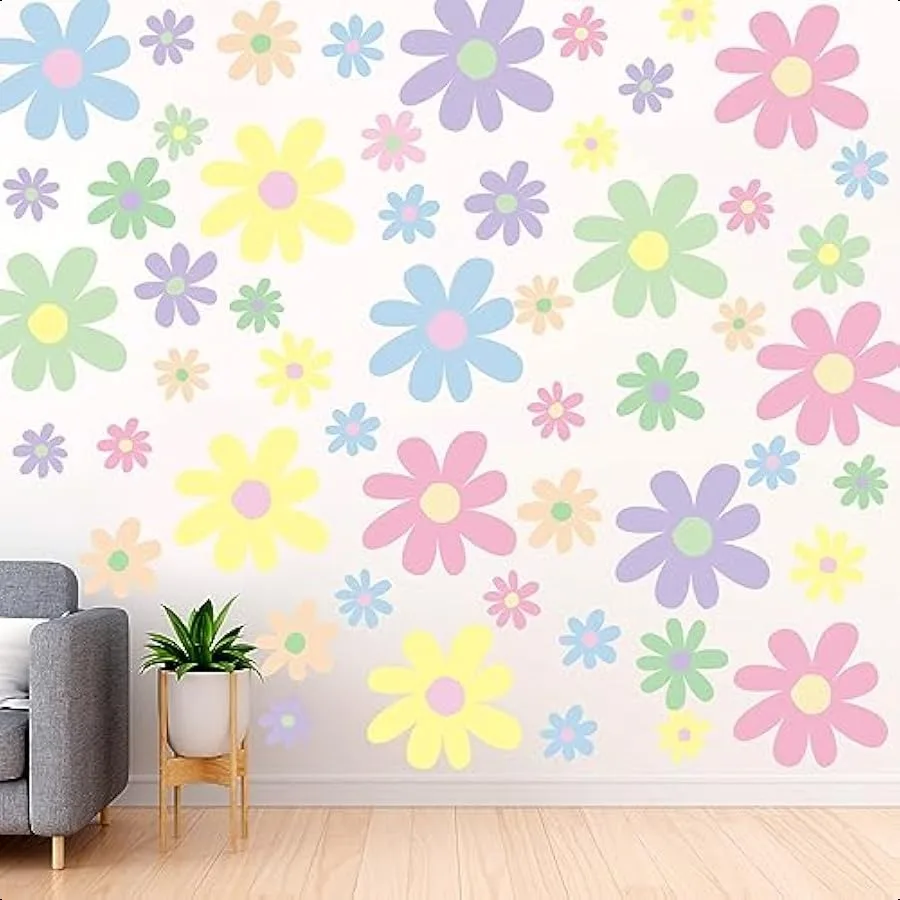 12 Sheets Daisy Wall Decals Flower Wall Stickers Large Daisy Wall Stickers Daisy Decals for Wall Peel and Stick for ry Bedroom
12 Sheets Daisy Wall Decals Flower Wall Stickers Large Daisy Wall Stickers Daisy Decals for Wall Peel and Stick for ry Bedroom