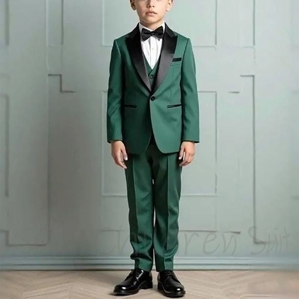 Зеленые костюмы для мальчиков на свадьбу, официальное мероприятие, детская одежда, элегантный детский комплект на одной пуговице с остроконечными лацканами по индивидуальному заказу
Зеленые костюмы для мальчиков на свадьбу, официальное мероприятие, детская одежда, элегантный детский комплект на одной пуговице с остроконечными лацканами по индивидуальному заказу