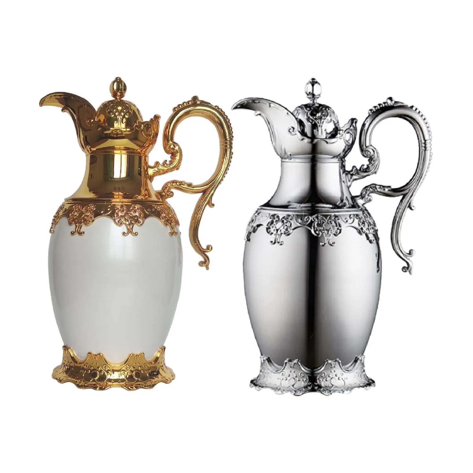 Arabic Insulated Thermal Coffee Carafe with Spout Tea Kettle Vacuum Flask Thermal Urn for Home Housewarming Picnic Party Camping
Arabic Insulated Thermal Coffee Carafe with Spout Tea Kettle Vacuum Flask Thermal Urn for Home Housewarming Picnic Party Camping