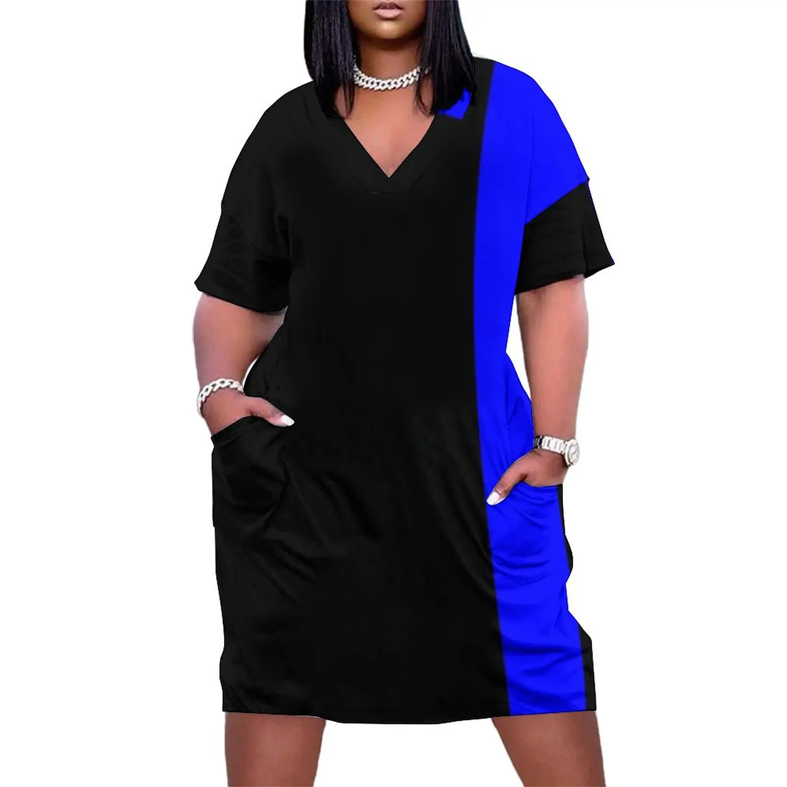 Thin Blue Line Loose Pocket Dress dress for women dresses for women dress for women summer
Thin Blue Line Loose Pocket Dress dress for women dresses for women dress for women summer