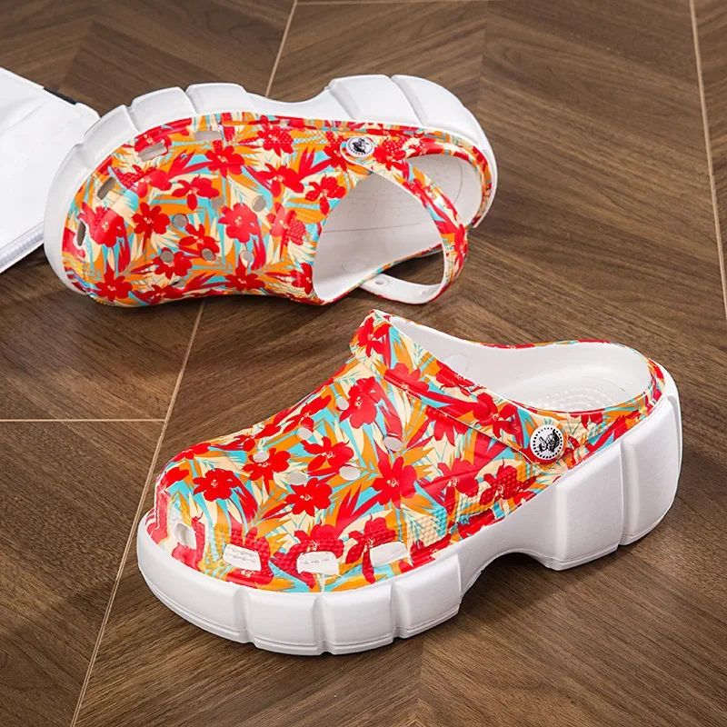 2024 New Women's Colorful Printed Garden Hole Shoes Outdoor platform sandals
2024 New Women's Colorful Printed Garden Hole Shoes Outdoor platform sandals