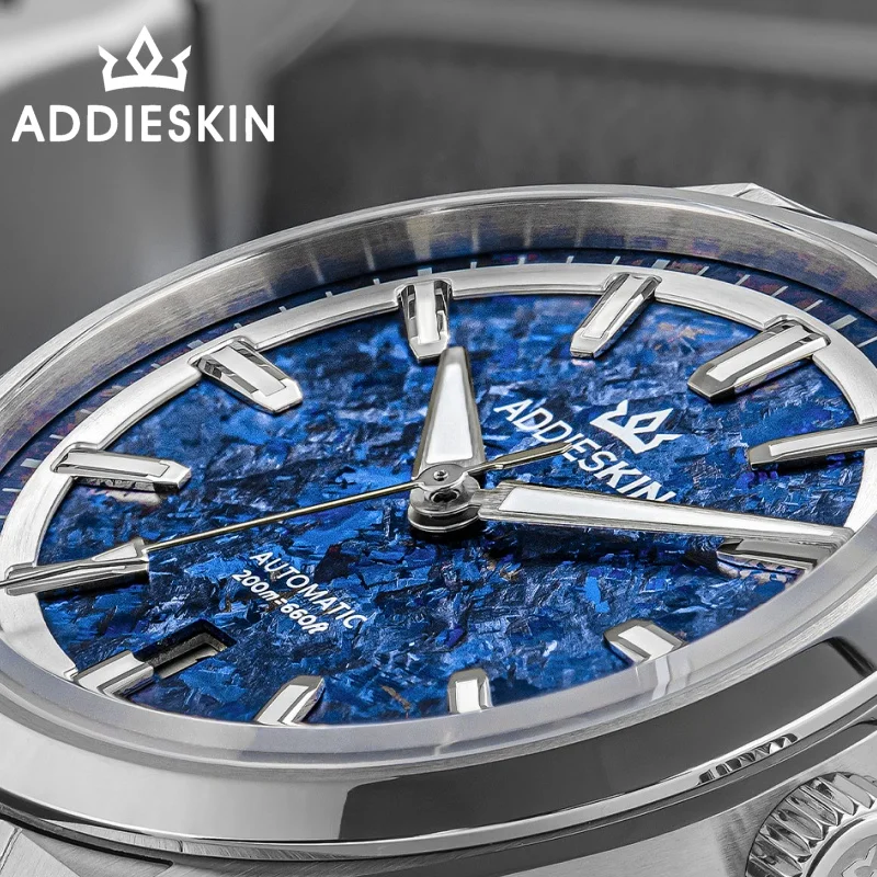 AddiesKIN 40mm Mechanical Automatic Watch reloj 200m Waterproof Ice Crystal Titanium Dial Sapphire Glass Luminous Men Watch K006
AddiesKIN 40mm Mechanical Automatic Watch reloj 200m Waterproof Ice Crystal Titanium Dial Sapphire Glass Luminous Men Watch K006