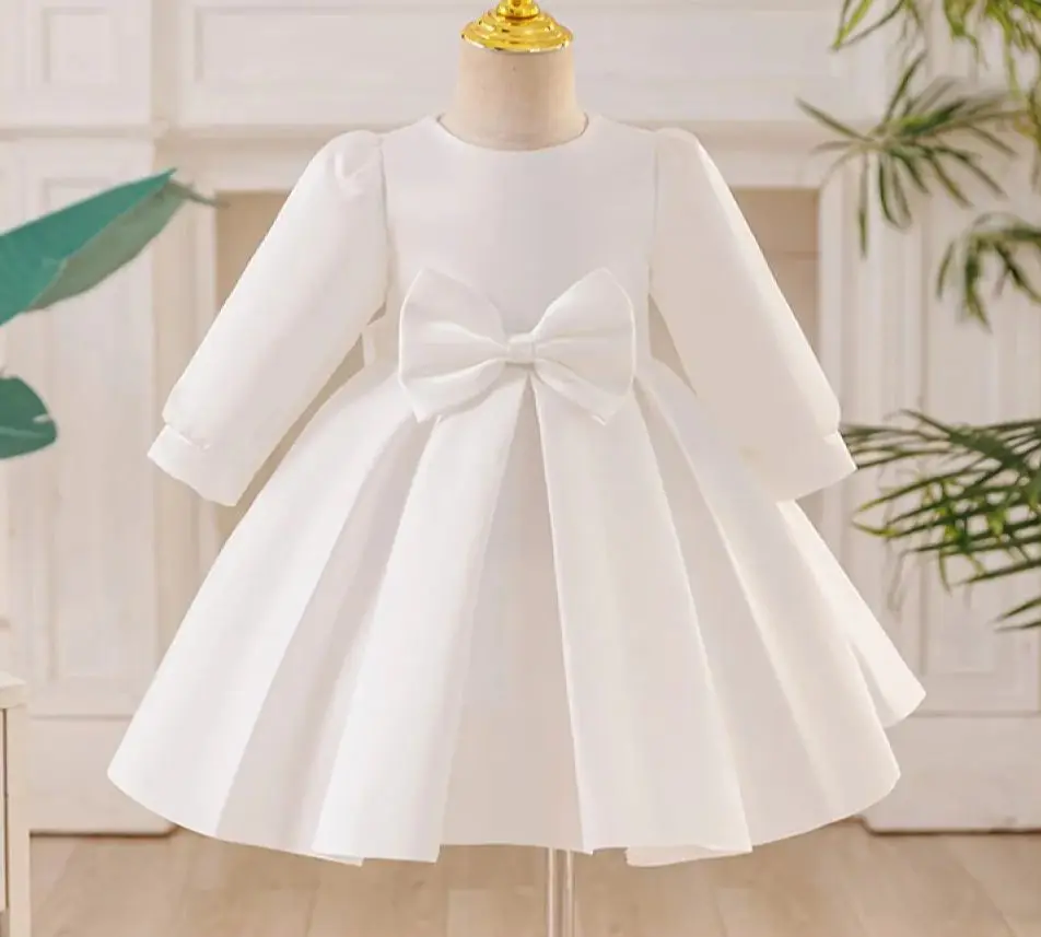 Long Sleeve Baby Girl Princess Dress Kid Birthday Party Dresses Brief Big Bow Girls' Clothes
Long Sleeve Baby Girl Princess Dress Kid Birthday Party Dresses Brief Big Bow Girls' Clothes