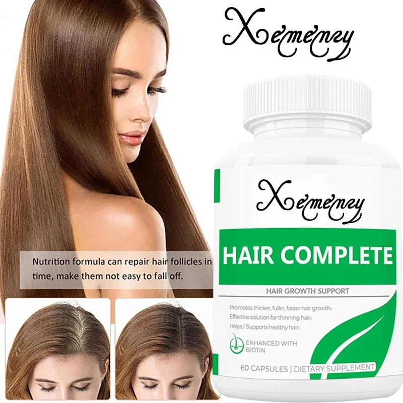 Hair Complete Capsules - Healthy Beauty Essence, Thick Hair Care, Hair Growth Supplements, DHT Blocker
Hair Complete Capsules - Healthy Beauty Essence, Thick Hair Care, Hair Growth Supplements, DHT Blocker