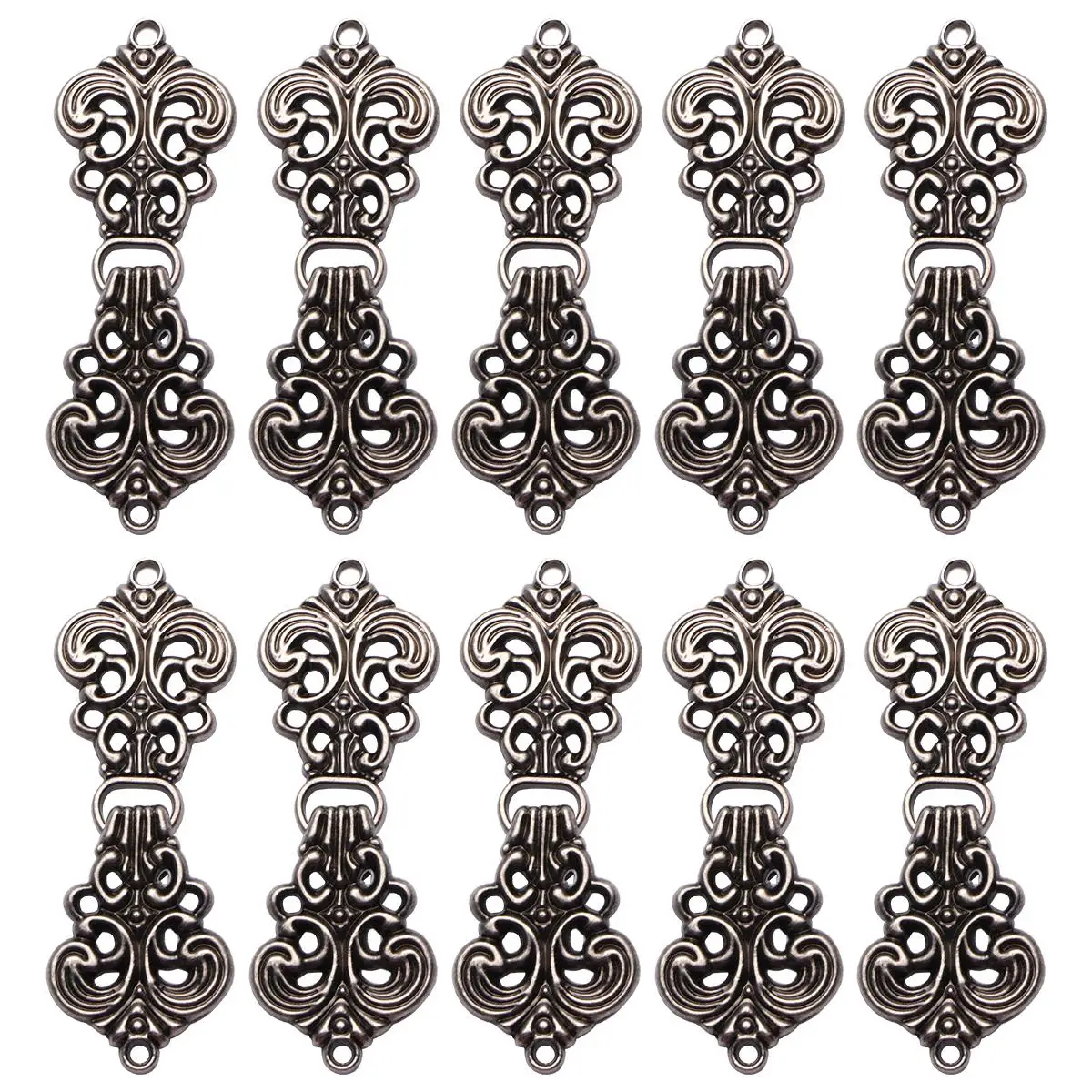 10 Pcs Auspicious Cloud Pattern Hollow Buckle Fashion Sweater Clips Shawl Connection Collar Brooches Alloy Cardigan for Women
10 Pcs Auspicious Cloud Pattern Hollow Buckle Fashion Sweater Clips Shawl Connection Collar Brooches Alloy Cardigan for Women