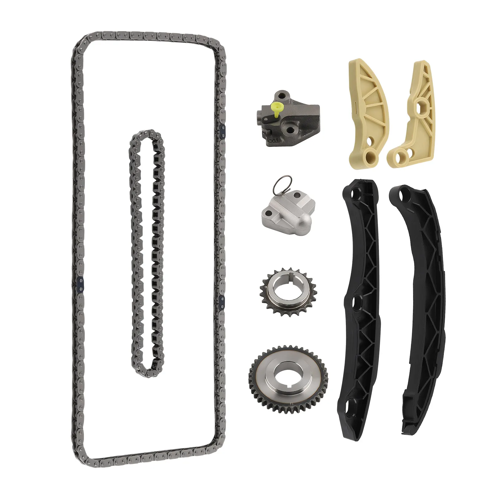 Timing Chain Kit For KIA OPTIMA 2.4L 2359CC L4 16 VALVE 06/2014-2016 2.4L 2400CC 244102G101 244702G151
Timing Chain Kit For KIA OPTIMA 2.4L 2359CC L4 16 VALVE 06/2014-2016 2.4L 2400CC 244102G101 244702G151