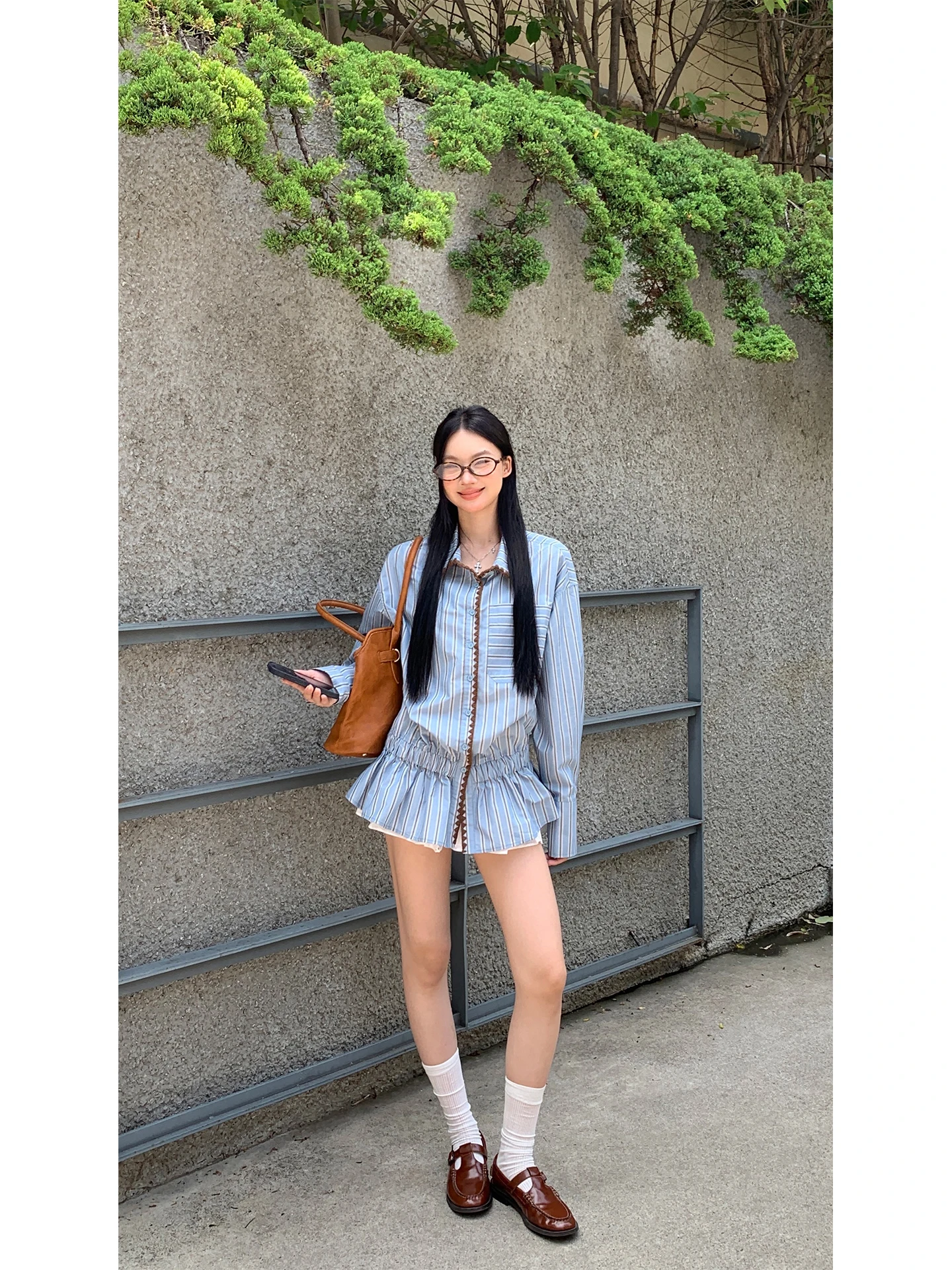 Blue Striped Chic irt for Women Long Sve Autumn Faionable Ele Design Polyester Fiber Straight Cut Commute Sle
Blue Striped Chic irt for Women Long Sve Autumn Faionable Ele Design Polyester Fiber Straight Cut Commute Sle