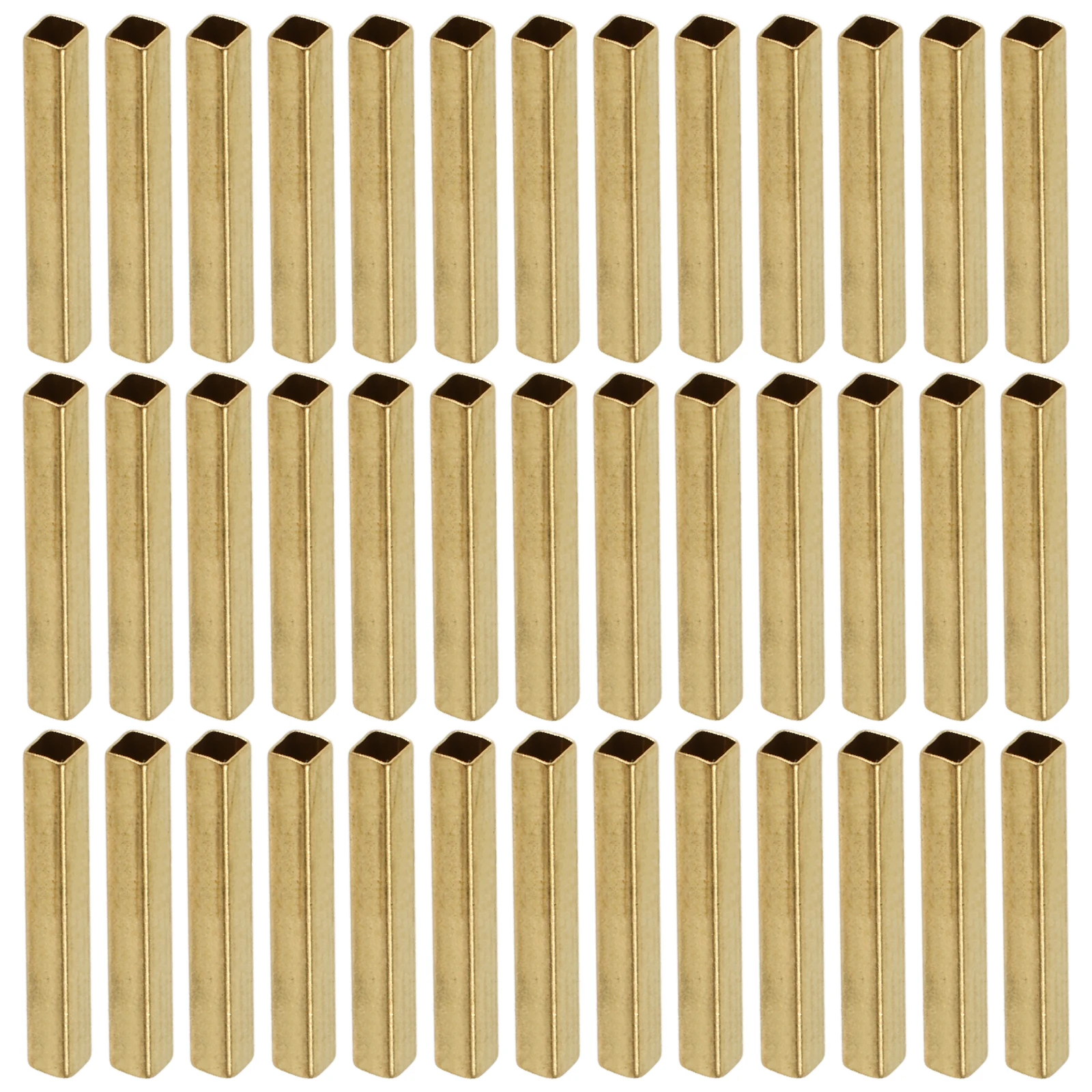 50pcs Copper Tube Hollow Square Brass Tubing Jewelry Making Supplies DIY Craft Golden Color Necklace Bracelet Earrings
50pcs Copper Tube Hollow Square Brass Tubing Jewelry Making Supplies DIY Craft Golden Color Necklace Bracelet Earrings