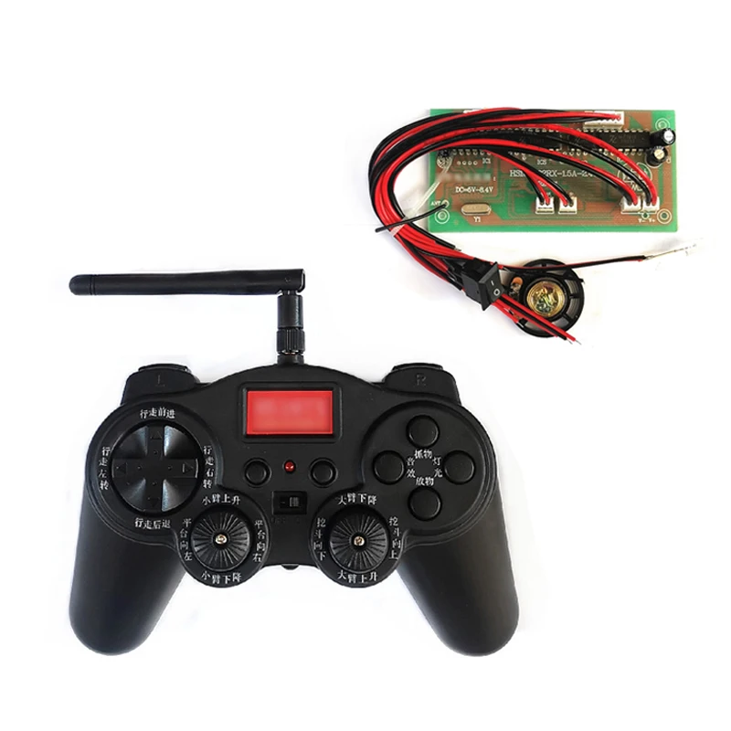 1Set 16CH 2.4GHZ RC Remote Control Kit 8.4V 1.5A Receiver Board Transmitter Module for DIY Toy Car Excavator Robot Models
1Set 16CH 2.4GHZ RC Remote Control Kit 8.4V 1.5A Receiver Board Transmitter Module for DIY Toy Car Excavator Robot Models