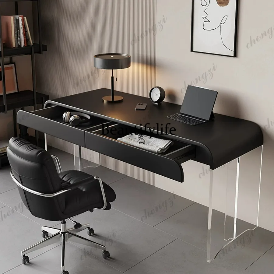 Italian Minimalist Office Desks Solid Wood High-end Office Desks Luxury Acrylic Wide Office Furniture Scrivanie K182
Italian Minimalist Office Desks Solid Wood High-end Office Desks Luxury Acrylic Wide Office Furniture Scrivanie K182