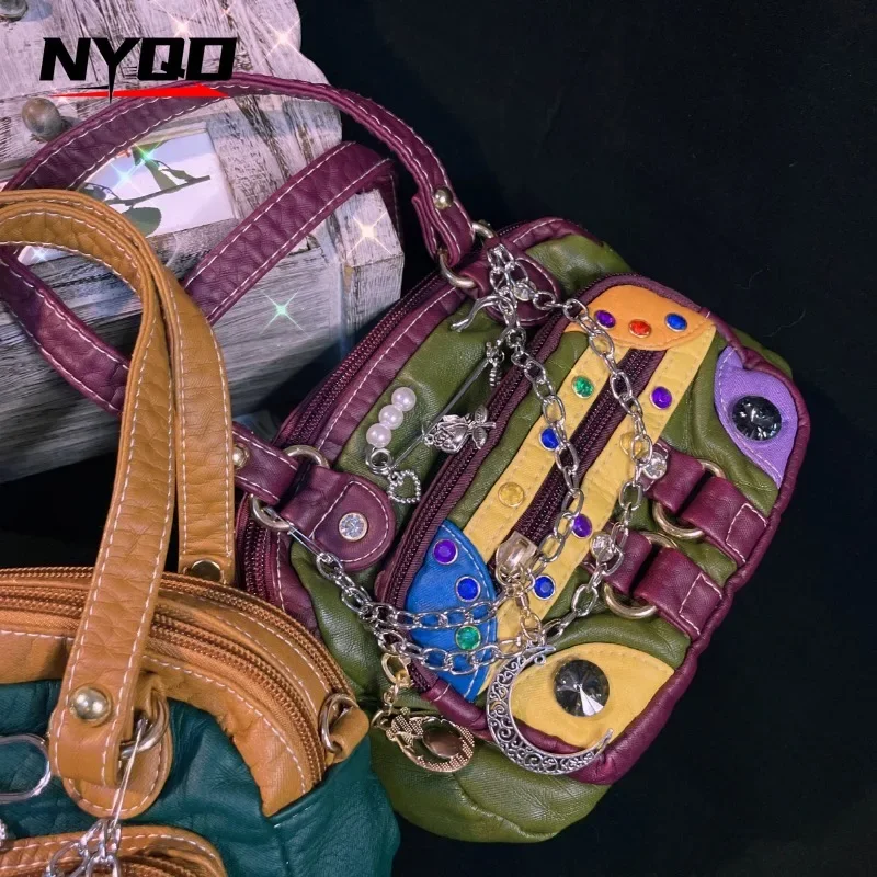 Hot!Gothic Lolita Retro Vintage Women Handbag Designer Chain Doll Shoulder Bag Ladies Y2k Spice Girls Subculture Crossbody Bag
Hot!Gothic Lolita Retro Vintage Women Handbag Designer Chain Doll Shoulder Bag Ladies Y2k Spice Girls Subculture Crossbody Bag