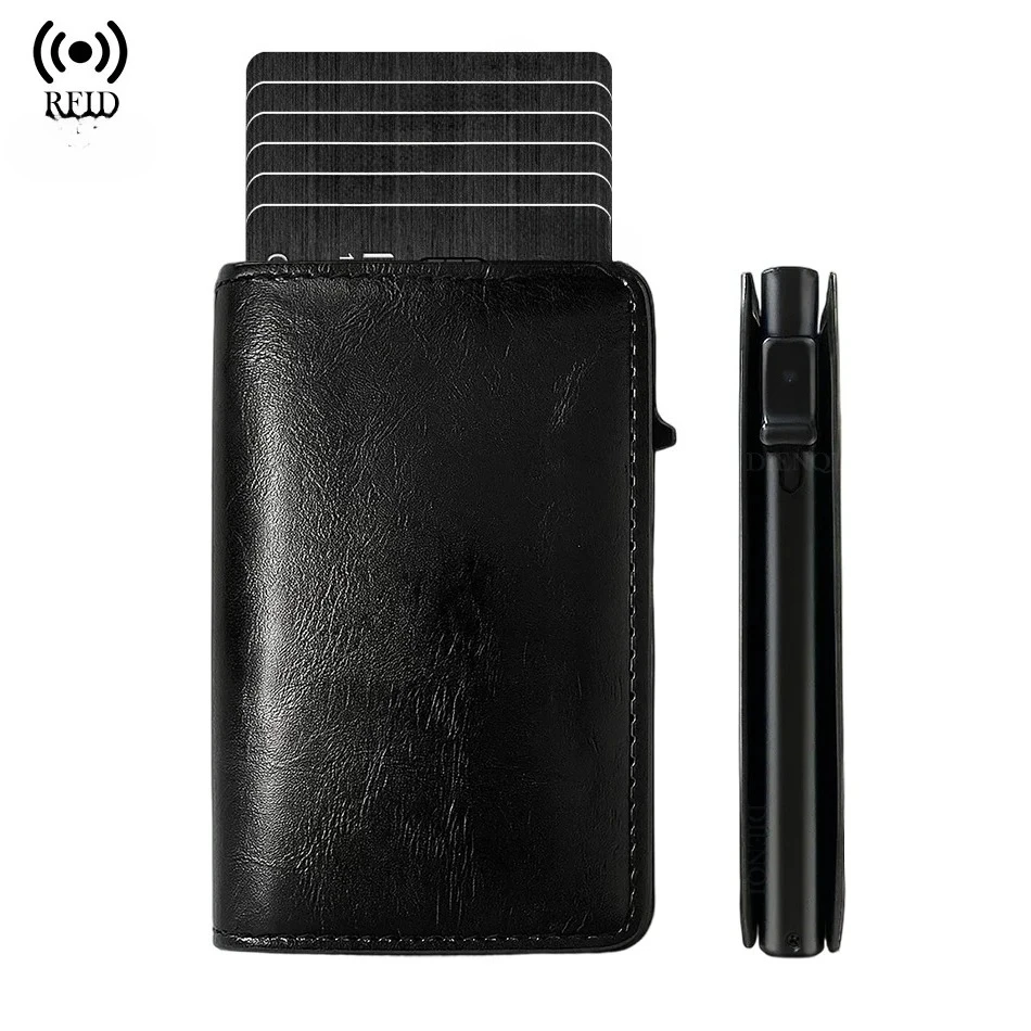 Anti Rfid Credit Card Holder Metal Slim Pop Up Minimalist Wallet money clip Black Metal Bank Cardholder Case Wallets for Men
Anti Rfid Credit Card Holder Metal Slim Pop Up Minimalist Wallet money clip Black Metal Bank Cardholder Case Wallets for Men