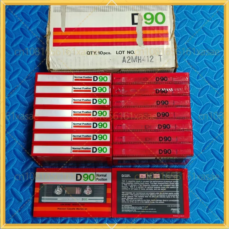For TDK D90 1982 Version Japan Type I Cassette, New Sealed Blank Audio Tape Vintage Collectible Price Per Piece
For TDK D90 1982 Version Japan Type I Cassette, New Sealed Blank Audio Tape Vintage Collectible Price Per Piece