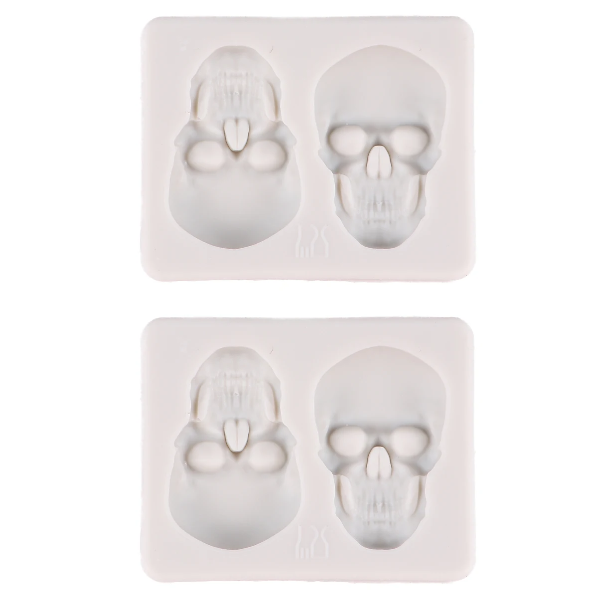 2pcs Skull Mold Baking Silicone Molds Halloween Themed Light Grey Cake Making Tools Fondant Jelly Candy Chocolate Ice
2pcs Skull Mold Baking Silicone Molds Halloween Themed Light Grey Cake Making Tools Fondant Jelly Candy Chocolate Ice