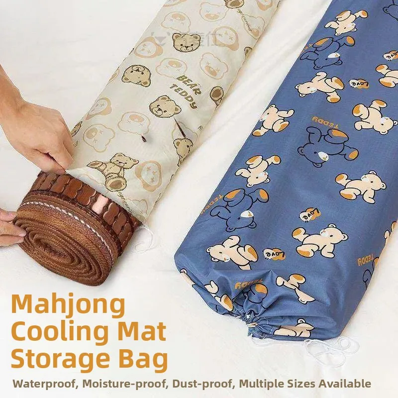 Washable Cooling Mat Storage Bag Drawstring Straight Tube for Home Use Suitable for Mahjong Grass Rattan Bamboo Mat Covers
Washable Cooling Mat Storage Bag Drawstring Straight Tube for Home Use Suitable for Mahjong Grass Rattan Bamboo Mat Covers