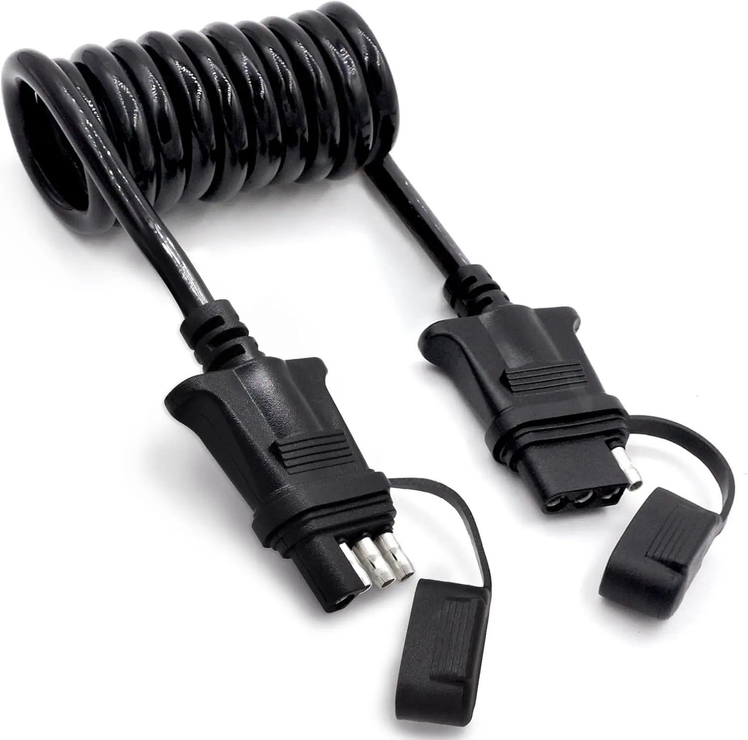 Удлинитель для 4-контактной плоской проводки фаркопа, 4,5-футовый растягивающийся спиральный кабель с герметичным колпачком и быстроразъемным адаптером
Удлинитель для 4-контактной плоской проводки фаркопа, 4,5-футовый растягивающийся спиральный кабель с герметичным колпачком и быстроразъемным адаптером