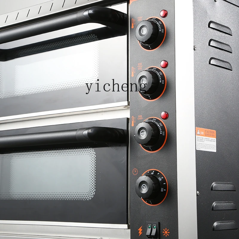 ZC Electric Oven Commercial Double Layer Large Capacity Pizza Oven Private Baking Bread Mooncake Slate Pizza Oven
ZC Electric Oven Commercial Double Layer Large Capacity Pizza Oven Private Baking Bread Mooncake Slate Pizza Oven