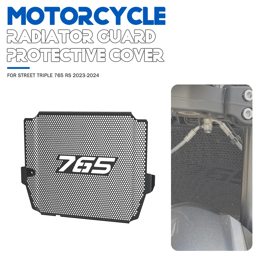 For StreetTriple Street Triple 765 R RS 2023 Motorcycle Accessories Radiator Guard Grille Grill Cooler Cooling Cover Protection
For StreetTriple Street Triple 765 R RS 2023 Motorcycle Accessories Radiator Guard Grille Grill Cooler Cooling Cover Protection