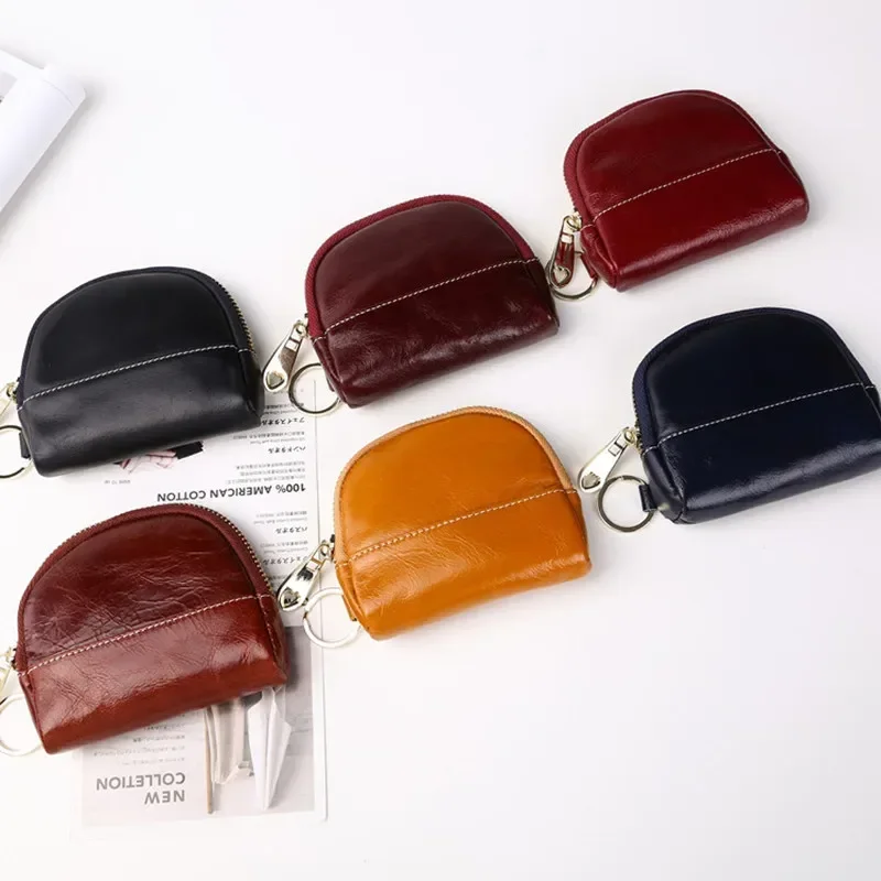 New Women's Fashion Multicolor Oil Wax Leather Mini Zip Elegant Clutch Wallet Short Ladies Purse Key Bag Coin Bag Card Bag
New Women's Fashion Multicolor Oil Wax Leather Mini Zip Elegant Clutch Wallet Short Ladies Purse Key Bag Coin Bag Card Bag