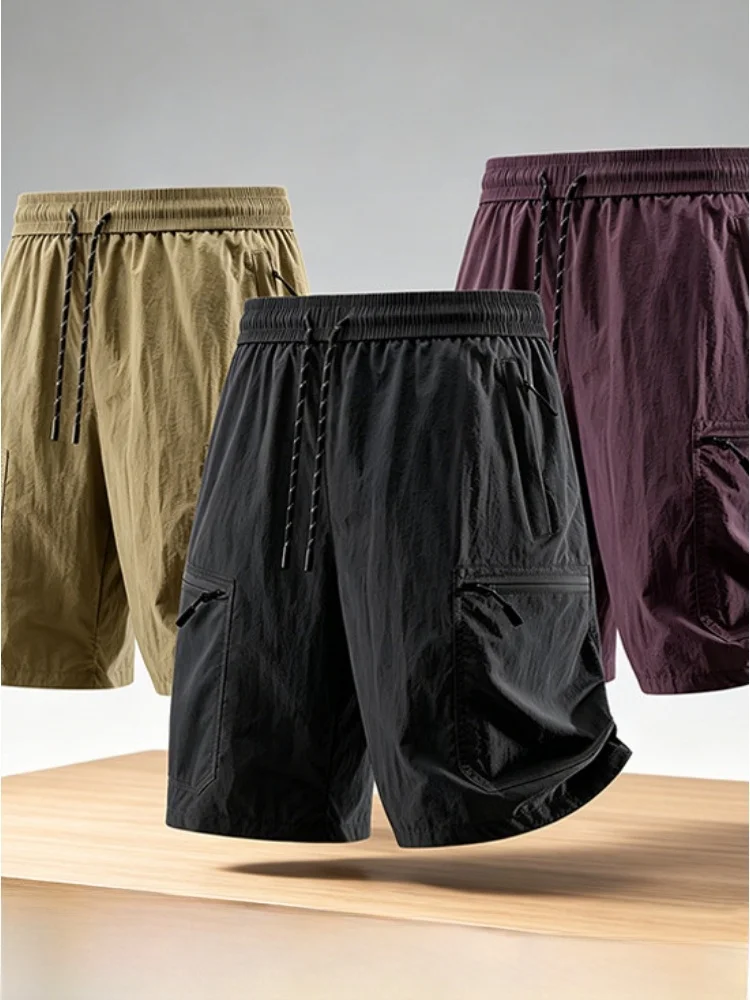 Functional Lightweight Breathable Summer Men's Outdoor Quick Dry Multi Pocket Casual Shorts Versatile Loose Fit Elastic Waist
Functional Lightweight Breathable Summer Men's Outdoor Quick Dry Multi Pocket Casual Shorts Versatile Loose Fit Elastic Waist