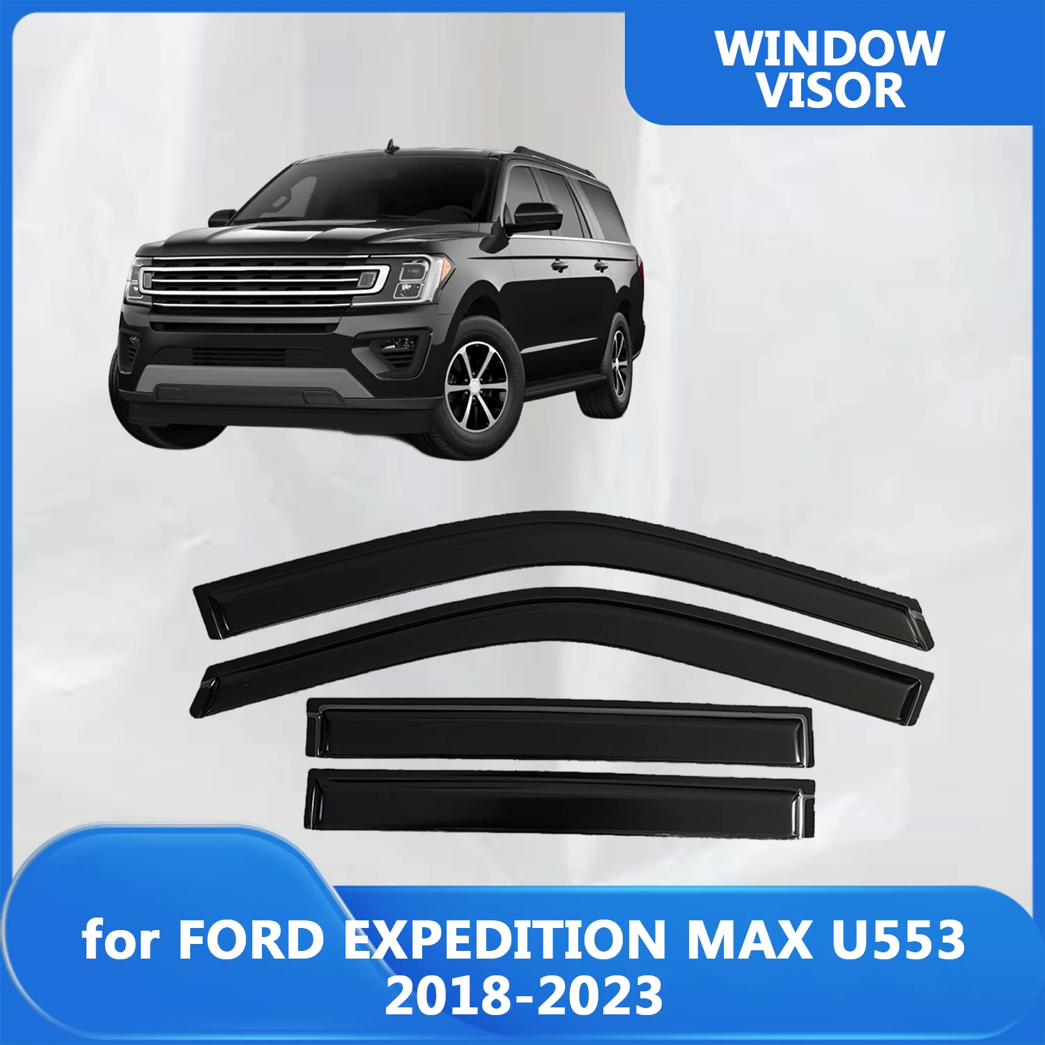 Для Ford Expedition Max U553 2018-2021 2022 2023: Ветровики на боковые окна, дефлекторы от дождя, внешние накладки-дефлекторы
Для Ford Expedition Max U553 2018-2021 2022 2023: Ветровики на боковые окна, дефлекторы от дождя, внешние накладки-дефлекторы