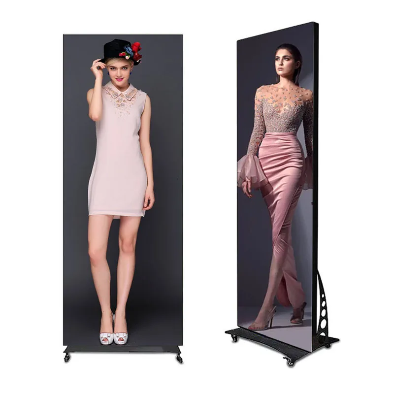 LED vertical advertising mirror display floor poster machine can splice outdoor and indoor full-color screen intelligence
LED vertical advertising mirror display floor poster machine can splice outdoor and indoor full-color screen intelligence