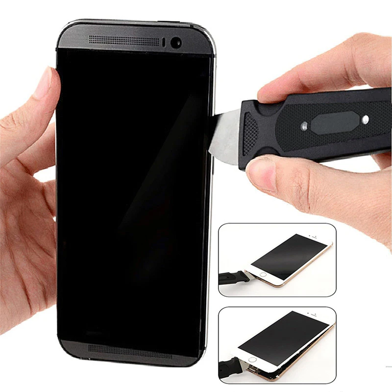 3Pc with Handle Thin Metal Prying Blade A Professional Disassembly Tool Mobile Phones Computers LCD Screens Disassembly Tool
3Pc with Handle Thin Metal Prying Blade A Professional Disassembly Tool Mobile Phones Computers LCD Screens Disassembly Tool