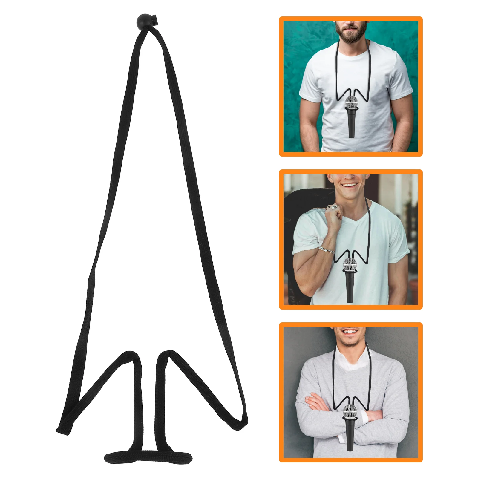 Neck Microphone Stand Holder for Hanging Earphones Accessories Player Metal Lanyard Speech Office Clips
Neck Microphone Stand Holder for Hanging Earphones Accessories Player Metal Lanyard Speech Office Clips