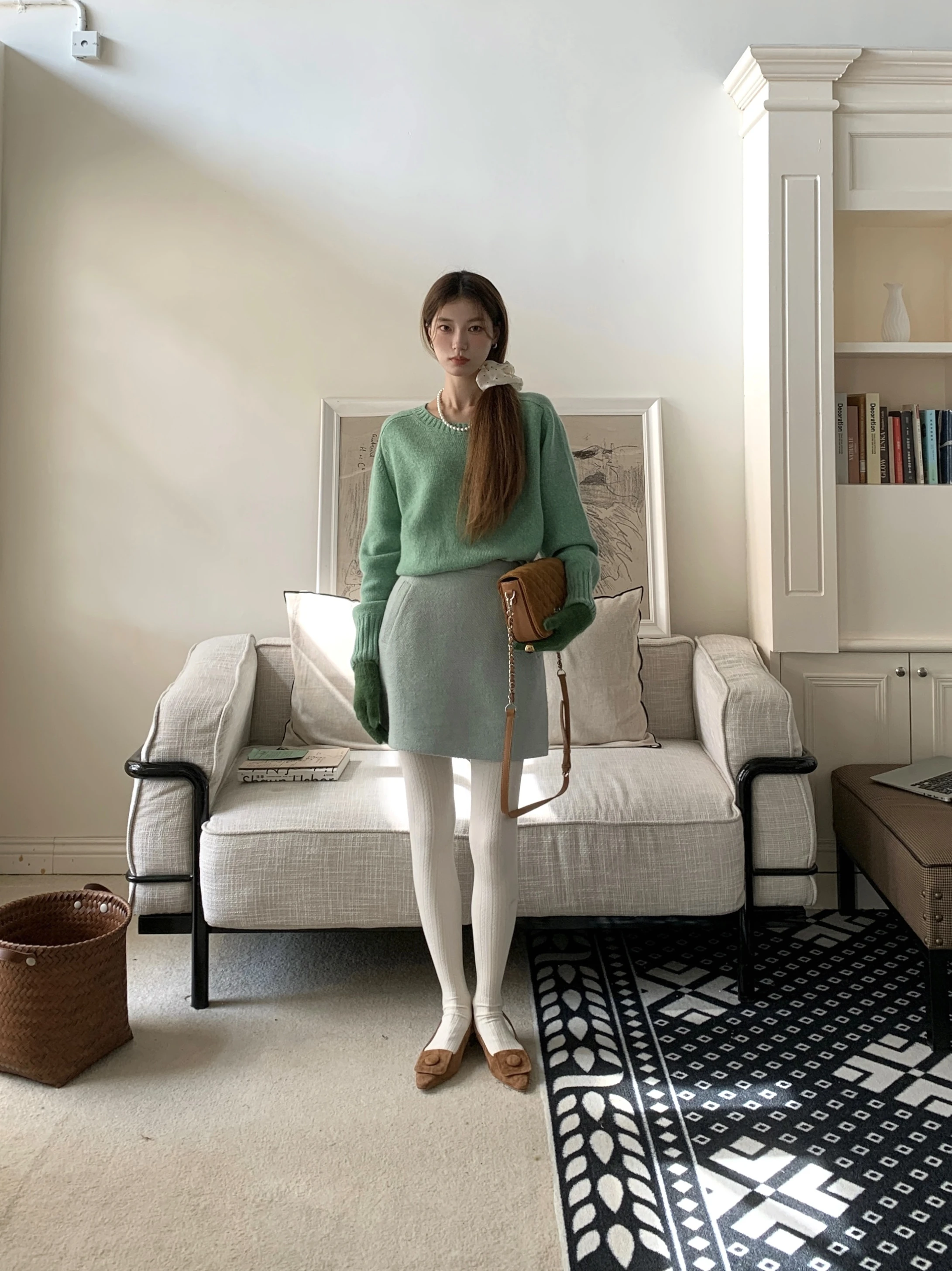 Комплект из двух предметов SourceWithU Iceland: свитер и юбка, однотонный, из овечьей шерсти, с длинными рукавами, вязаный, надеваемый через голову
Комплект из двух предметов SourceWithU Iceland: свитер и юбка, однотонный, из овечьей шерсти, с длинными рукавами, вязаный, надеваемый через голову