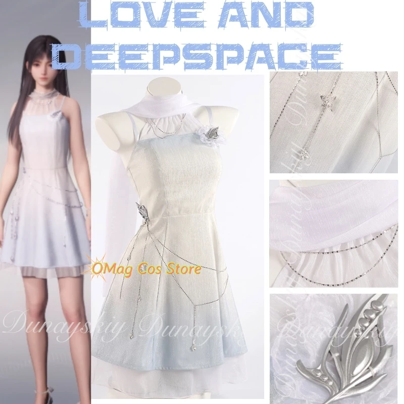 Love and Deepspace Game Deepspace Hunter A Player With With Pale Blue Color The Drifting Clouds Dress Cosplay Costume All Of Set
Love and Deepspace Game Deepspace Hunter A Player With With Pale Blue Color The Drifting Clouds Dress Cosplay Costume All Of Set