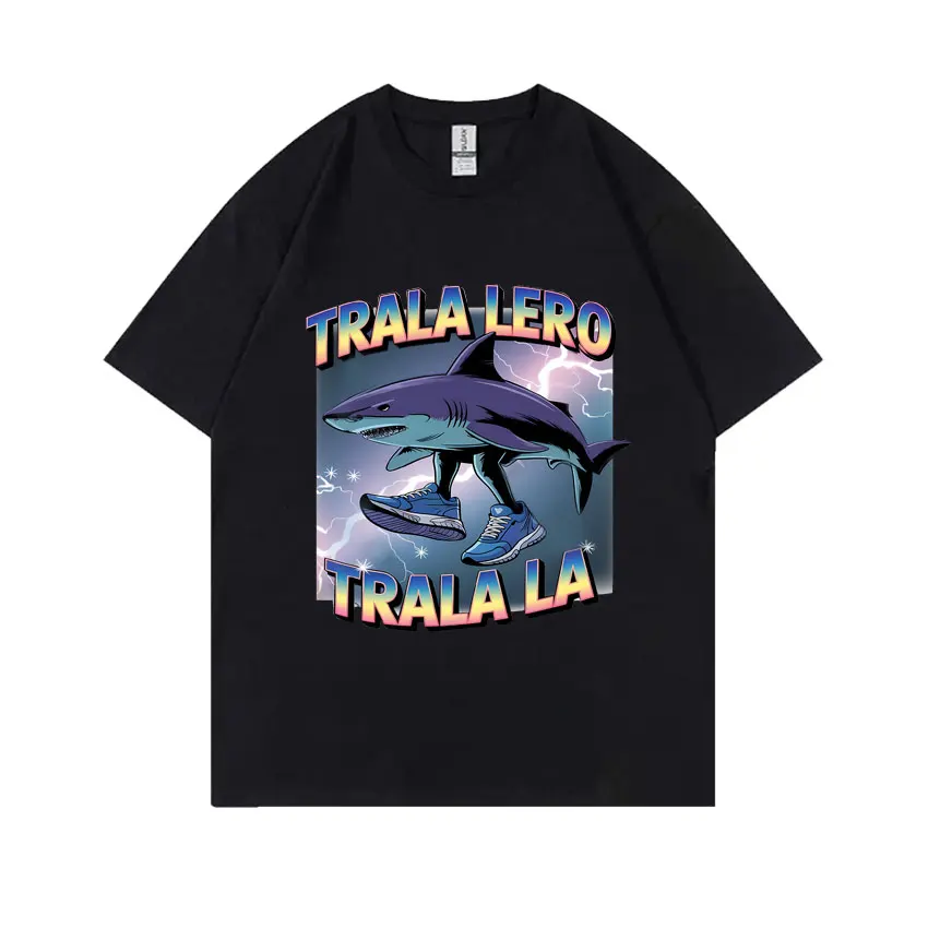 Tralalero Tralala Funny Shark with Shoes Graphic T-shirt Male Humor Stupid Hilarious Tshirt Men Women Gothic Oversized T Shirts
Tralalero Tralala Funny Shark with Shoes Graphic T-shirt Male Humor Stupid Hilarious Tshirt Men Women Gothic Oversized T Shirts
