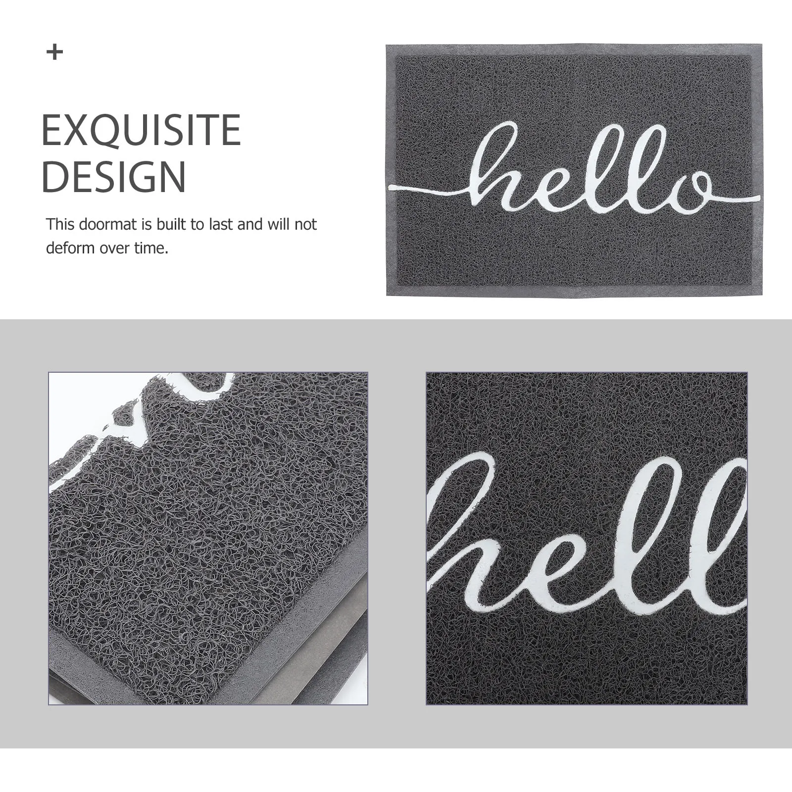 Black 40x60 Door Mat PVC Dirt Collector Anti Skid Thin Home Entrance Mat Non Slip Floor Rug Indoor Outdoor Carpet
Black 40x60 Door Mat PVC Dirt Collector Anti Skid Thin Home Entrance Mat Non Slip Floor Rug Indoor Outdoor Carpet