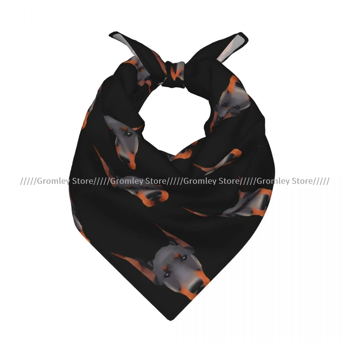 Doberman Dog Portrait Square Scarf Soft Breathable Daily Kerchief
Doberman Dog Portrait Square Scarf Soft Breathable Daily Kerchief