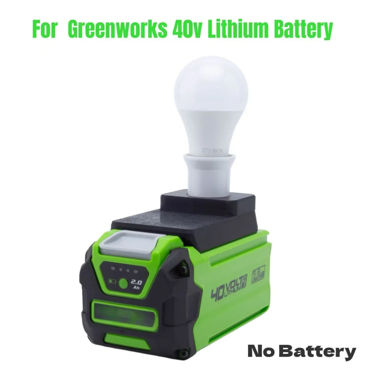 e27 Bulbs Lantern 5W Wireless Portable LED Work Light Power Supply For Greenworks 40v Lithium Camping lantern(No battery)
e27 Bulbs Lantern 5W Wireless Portable LED Work Light Power Supply For Greenworks 40v Lithium Camping lantern(No battery)