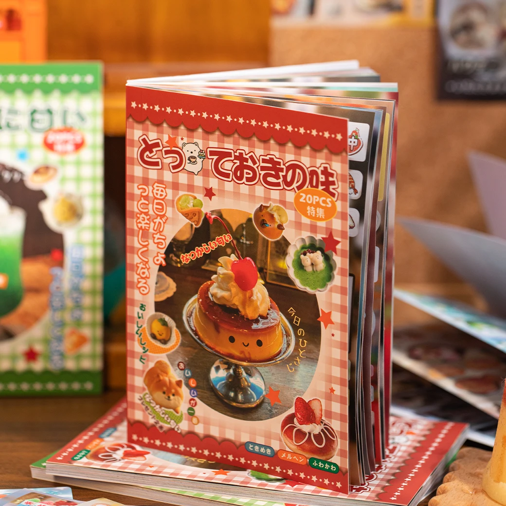 20 Sheets/Book Japanese Retro Die Cut Sticker Book Old Time Grocery for DIY Journal Scrapbooking Envelopes Decoration
20 Sheets/Book Japanese Retro Die Cut Sticker Book Old Time Grocery for DIY Journal Scrapbooking Envelopes Decoration