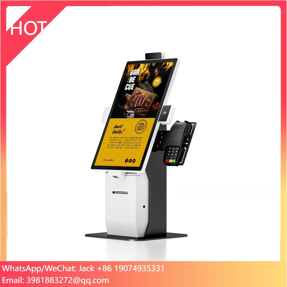Modular Style Touch Screen Kiosk Self-service Ordering System With Printer Support POS Machine Restaurant Payment Kiosk