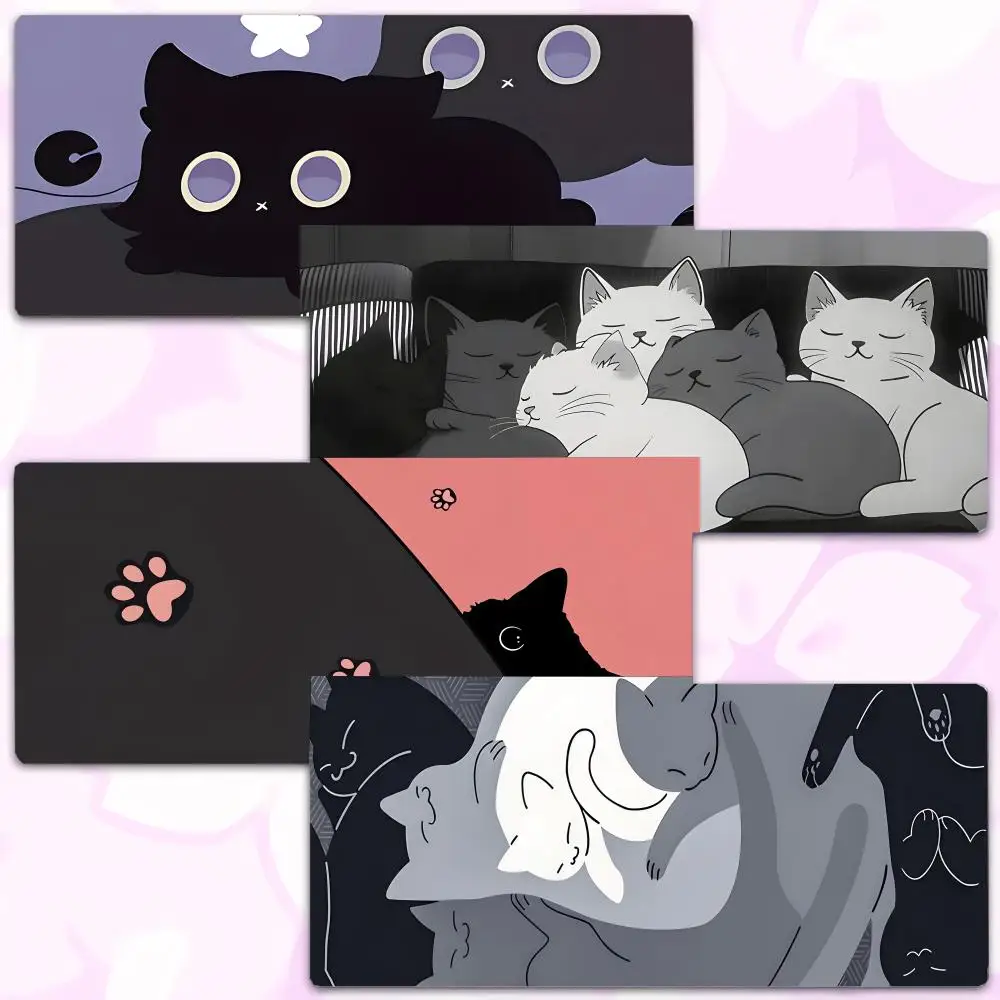 Cute Black Cat Mouse Pad Large Rubber Anti-slip Mousepads HD Computer Office Game Table Mats big Decor Desk Pads 900x400mm
Cute Black Cat Mouse Pad Large Rubber Anti-slip Mousepads HD Computer Office Game Table Mats big Decor Desk Pads 900x400mm