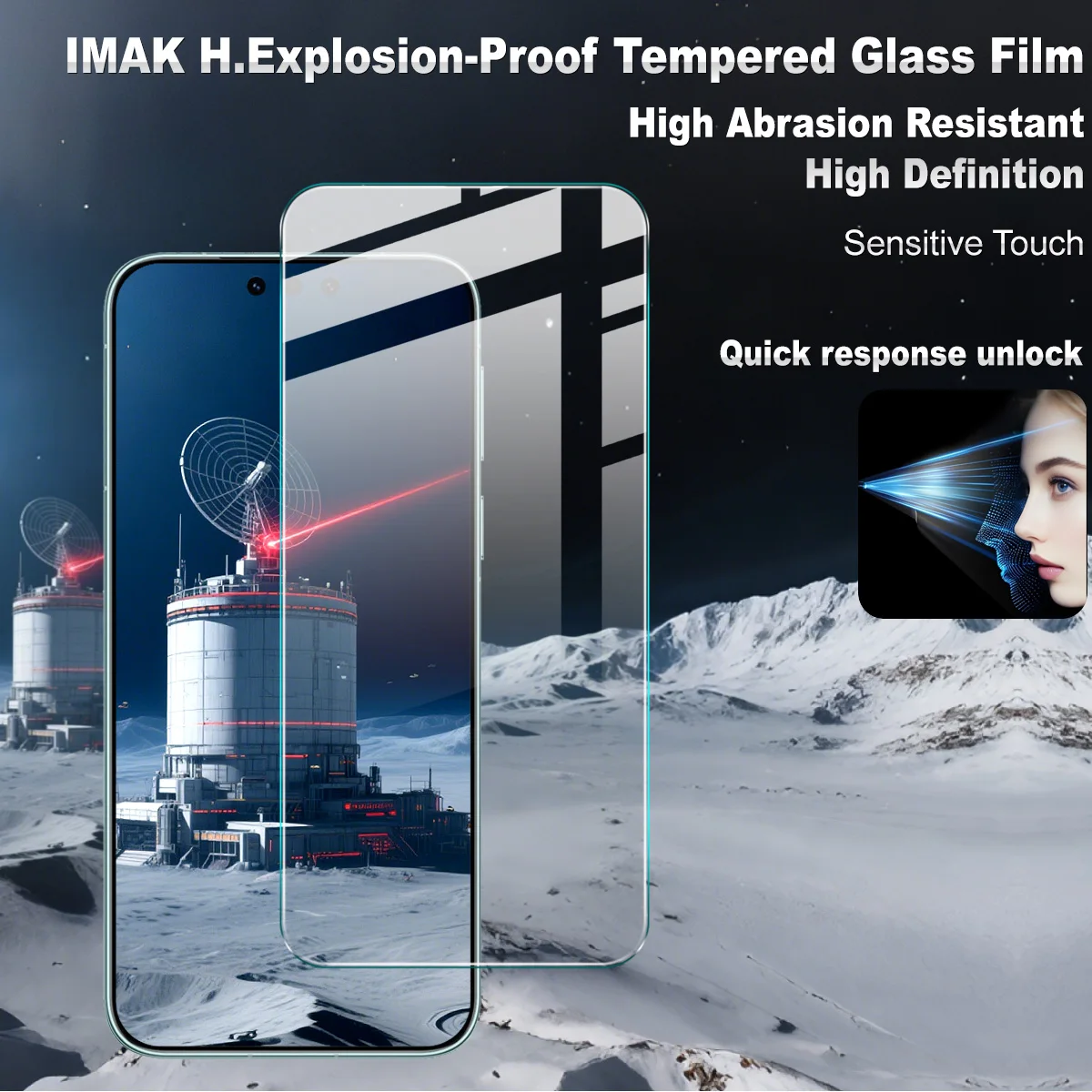 Tempered Glass for OPPO K15 Pro K15 Pro+ 5G IMAK H Screen Protector Film
Tempered Glass for OPPO K15 Pro K15 Pro+ 5G IMAK H Screen Protector Film
