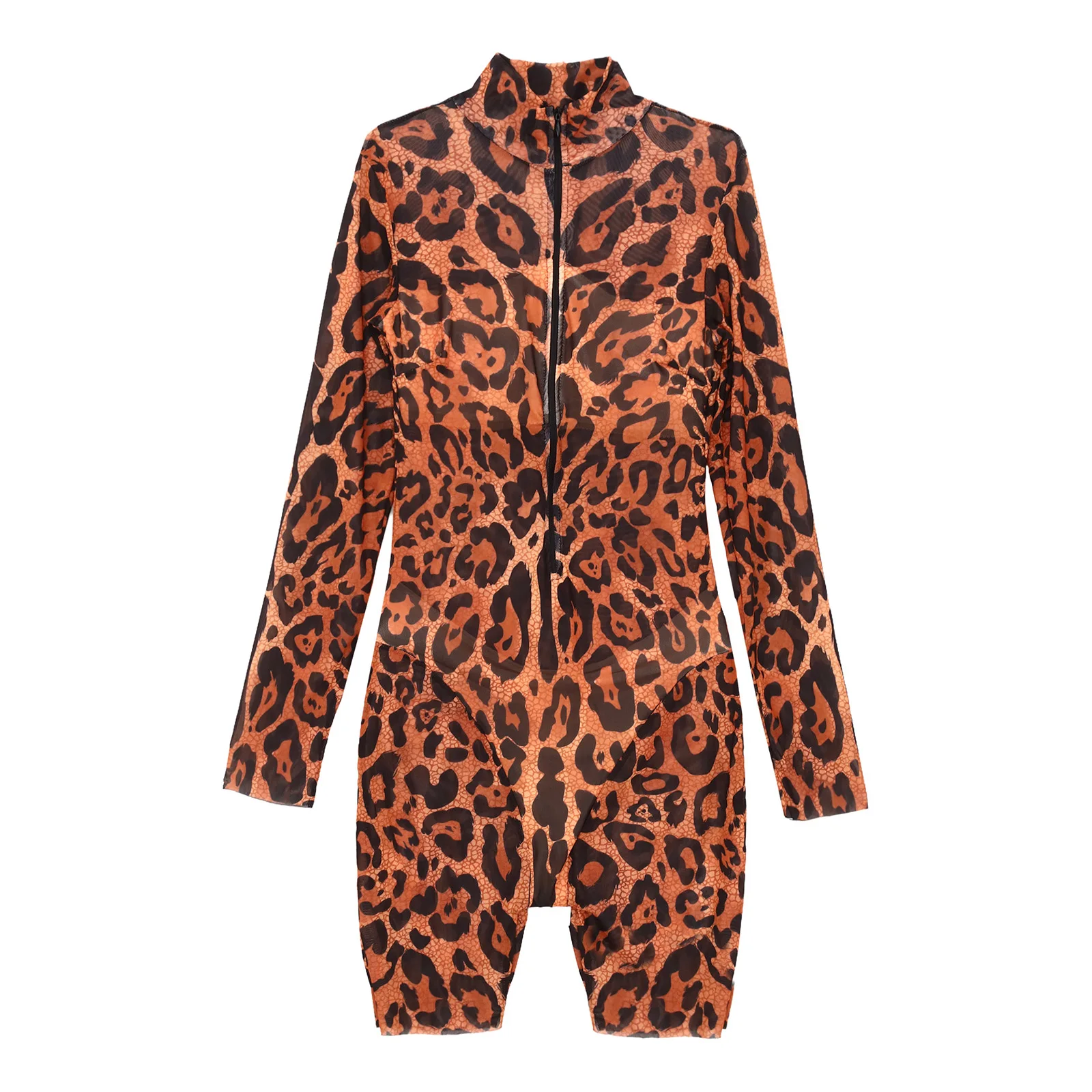 Women Leopard Swimsuits One Piece Bathing Suit Long Sleeve Built-In Chest Pad Briefs Zip Up Full Coverage Thin Surfing Beachwear
Women Leopard Swimsuits One Piece Bathing Suit Long Sleeve Built-In Chest Pad Briefs Zip Up Full Coverage Thin Surfing Beachwear