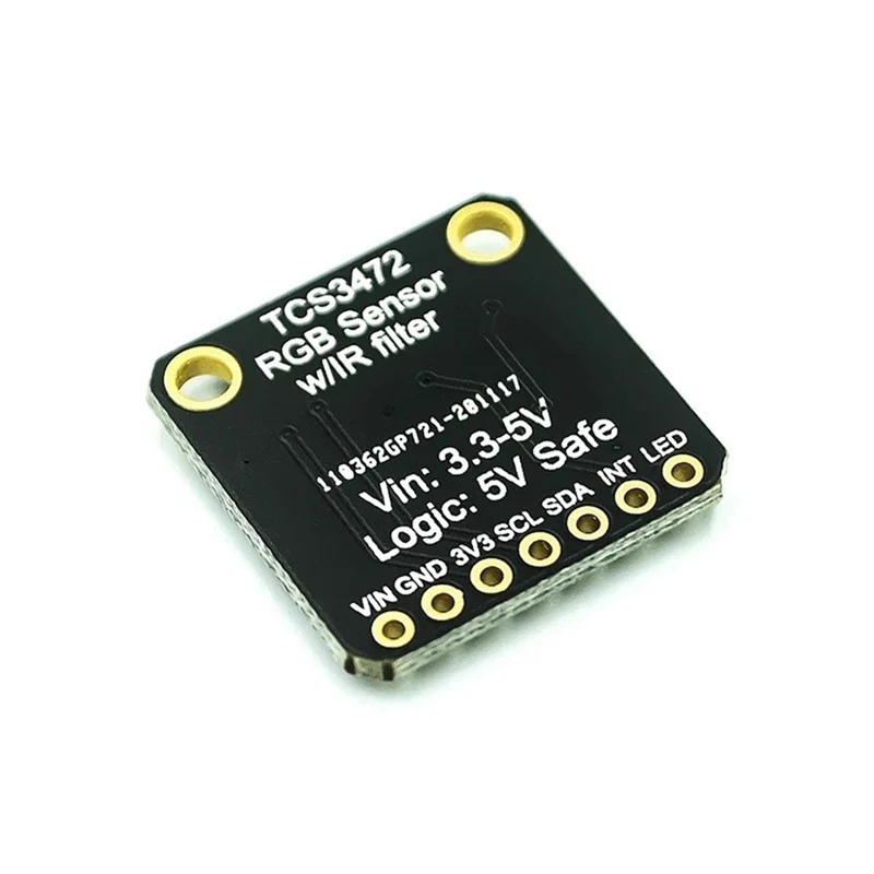 Stylish-TCS34725 Color Sensor TCS3472 RGB Sensor Recognition Module RGB Development Board IIC For Arduino STM32,Double Hole Easy
Stylish-TCS34725 Color Sensor TCS3472 RGB Sensor Recognition Module RGB Development Board IIC For Arduino STM32,Double Hole Easy